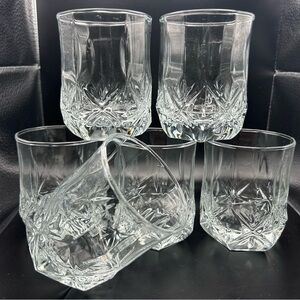 Cristal D' Arques Durand "Ashley" Double Old Fashioned Glasses Set Of Six (6)